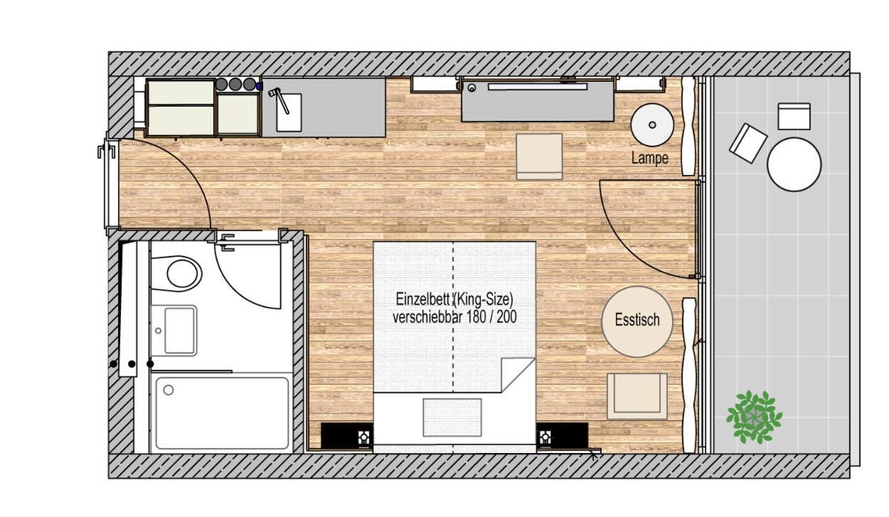 Hotel Boardinghouse Das Rundum Bad Reichenhall Pokój zdjęcie